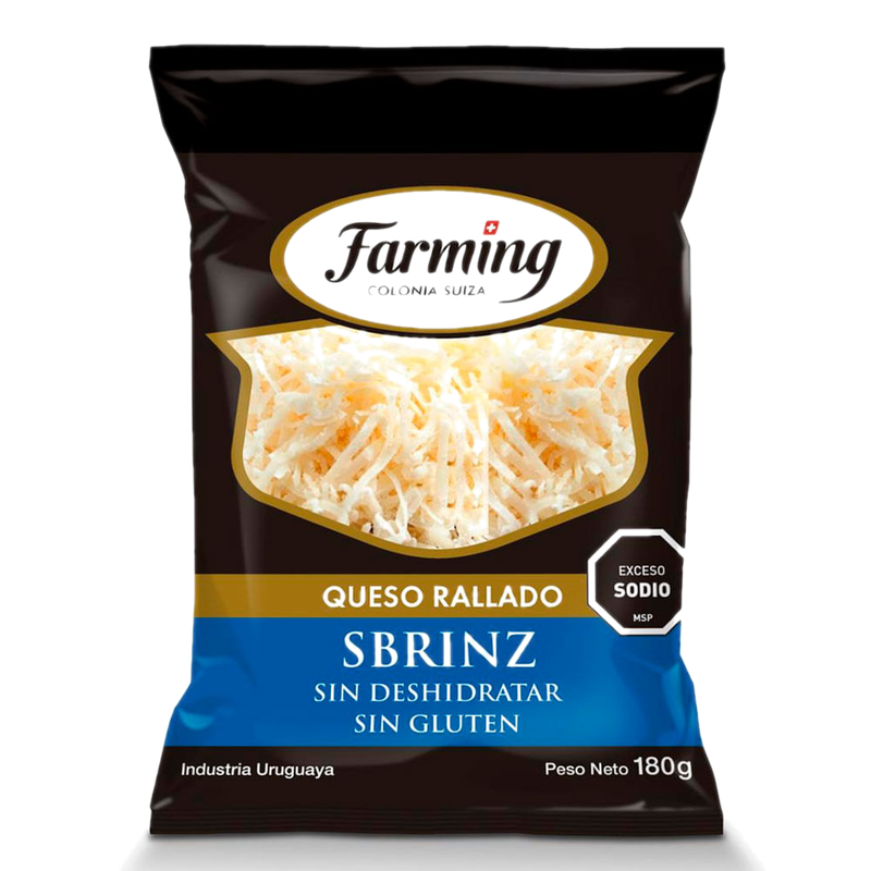 Queso Sbrinz Rallado Farming 180 G