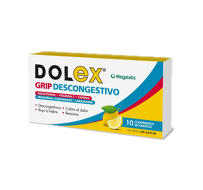 Dolex Grip Descongestivo [10 Comp.]