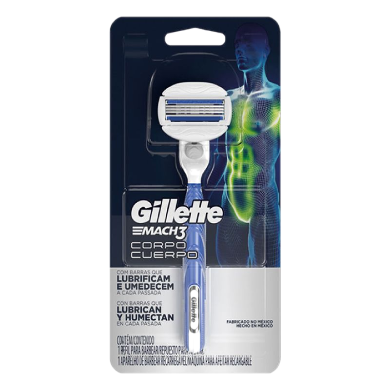 Maquina De Afeitar Mach 3 Cuerpo Razor