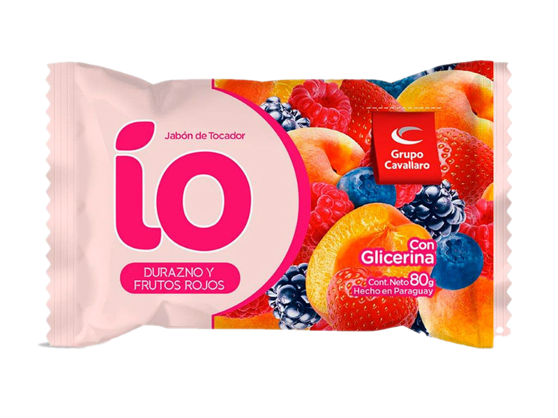 Jabon De Tocador Io Rojo 80 G