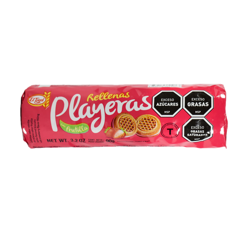 Galletitas Playeras Rellenas Frutilla 90 G