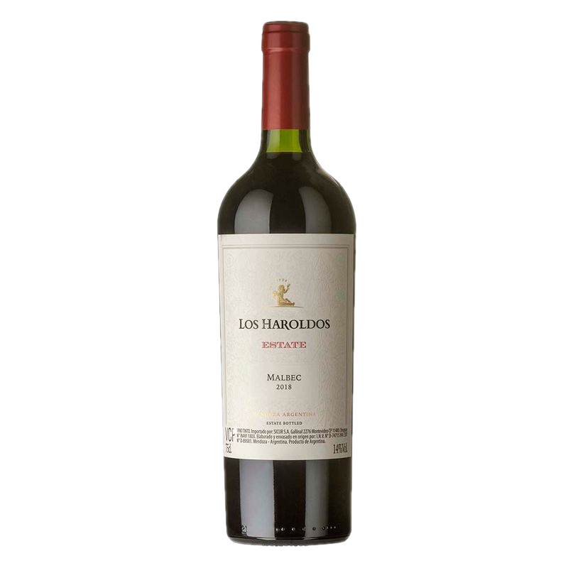 Vino Tinto Malbec Los Haroldos Estate 750 Ml