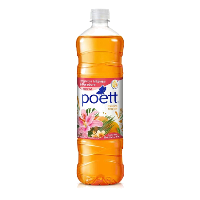 Limpiador Liquido Poett Frescura Tropical 900 Ml