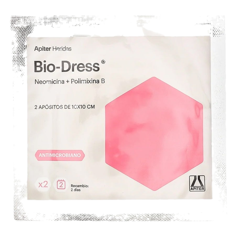 Bio Dress X 2 Apositos 10 X 10 Cm