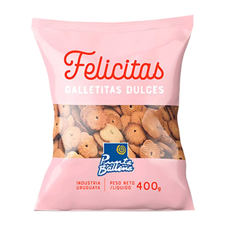 Galletitas Felicita Punta Ballena Vainilla 400 G