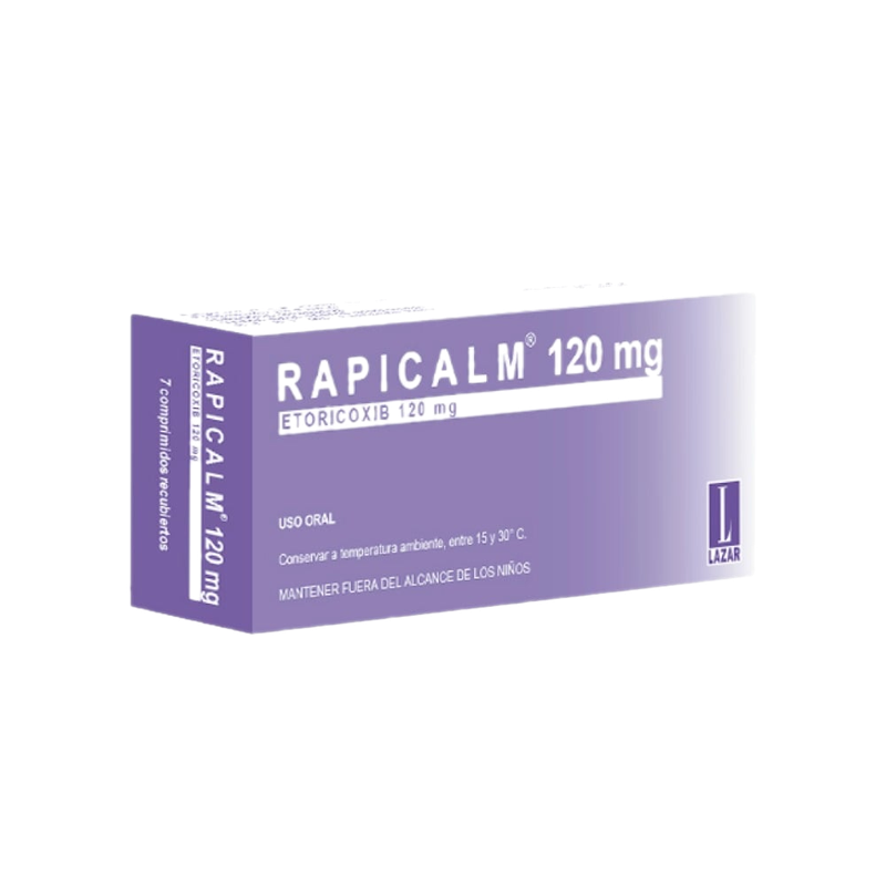 Rapicalm 120 Mg 7 Comprimidos Recubiertos