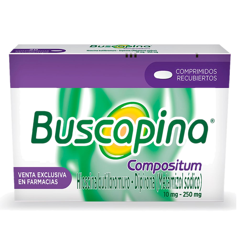 Buscapina Compuesta 10 Mg/250 Mg 10 Comprimidos Recubiertos