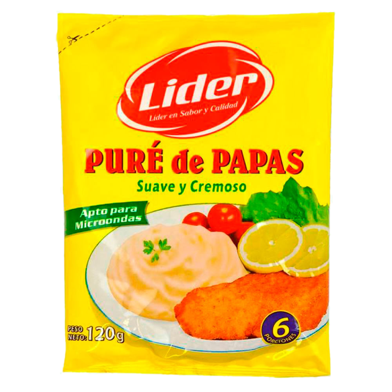 Puré De Papas Lider 120 G