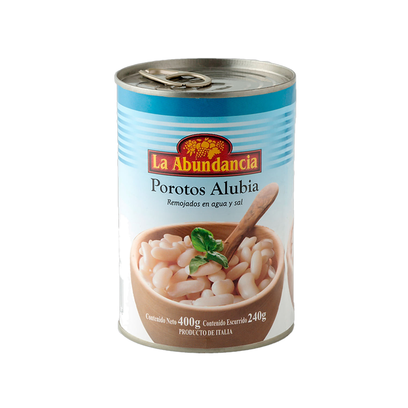 Poroto La Abundancia Alubia Lata 400 G .