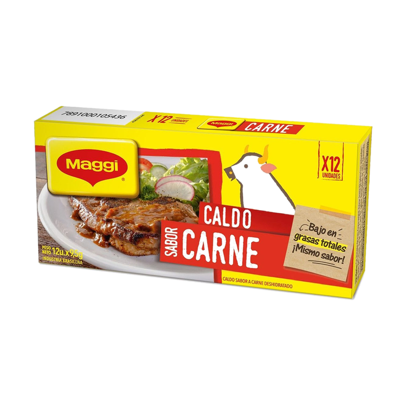 Caldo Maggi Carne 12 Cubos 114 G