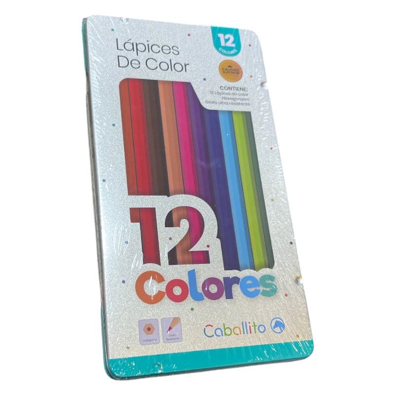 Lapices De Colores Caballito 12 Unidades