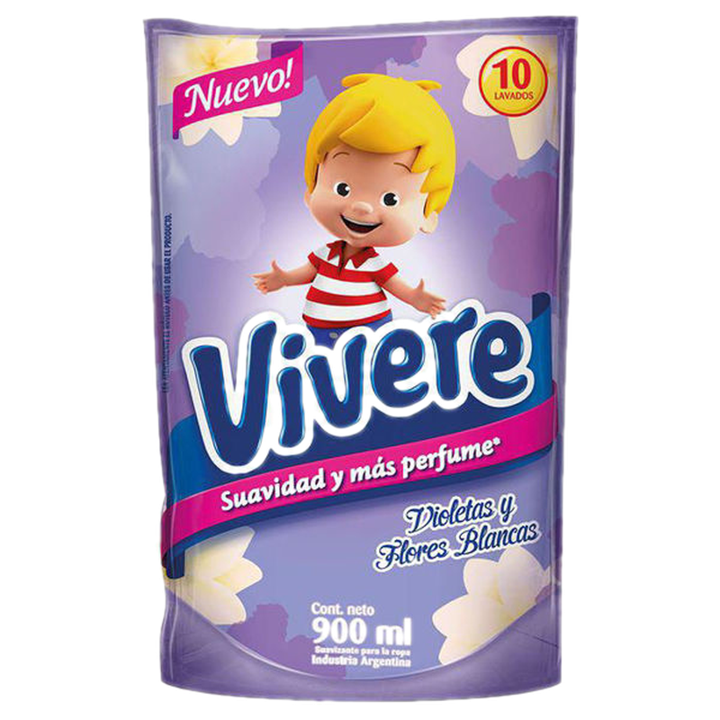 Vivere Violetas Y Flores Blancas Doy Pack 900 Ml