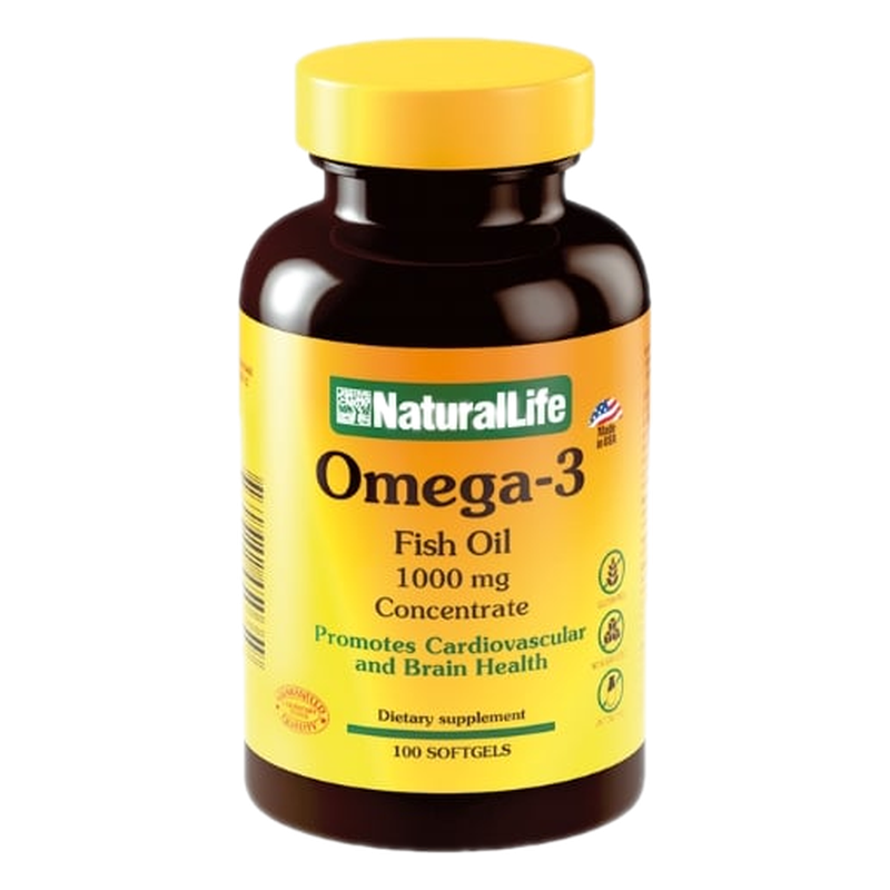 Natural Life Omega 3 Fish Oil X 100 Cápsulas