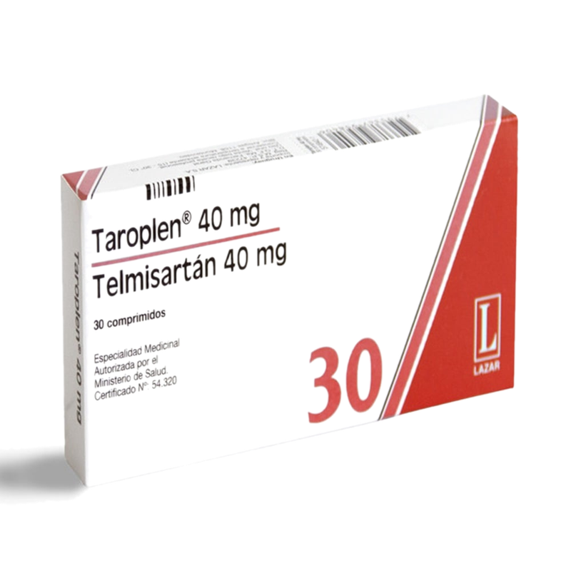 Taroplen 40 Mg 30 Comprimidos