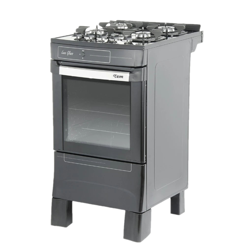 Cocina A Gas Tem Luna Glass