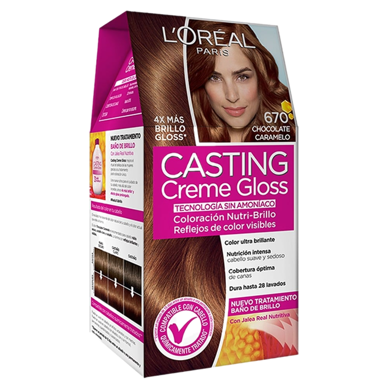 Tinta Casting Creme Gloss N°670 Chocolate Caramelo