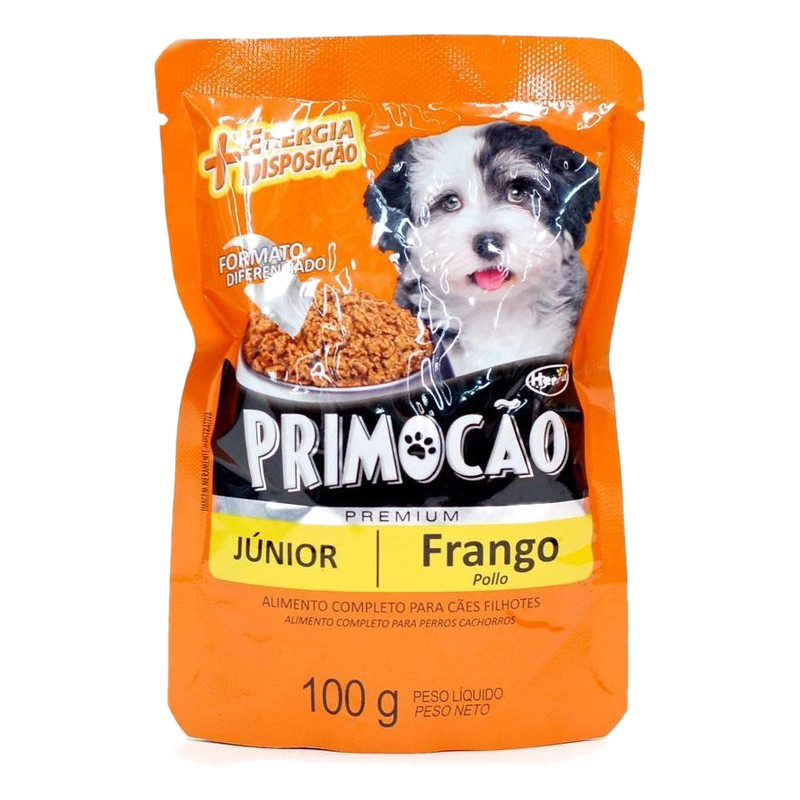 Alimento Para Perros Premium Junior Sabor Pollo Primocao 100 G