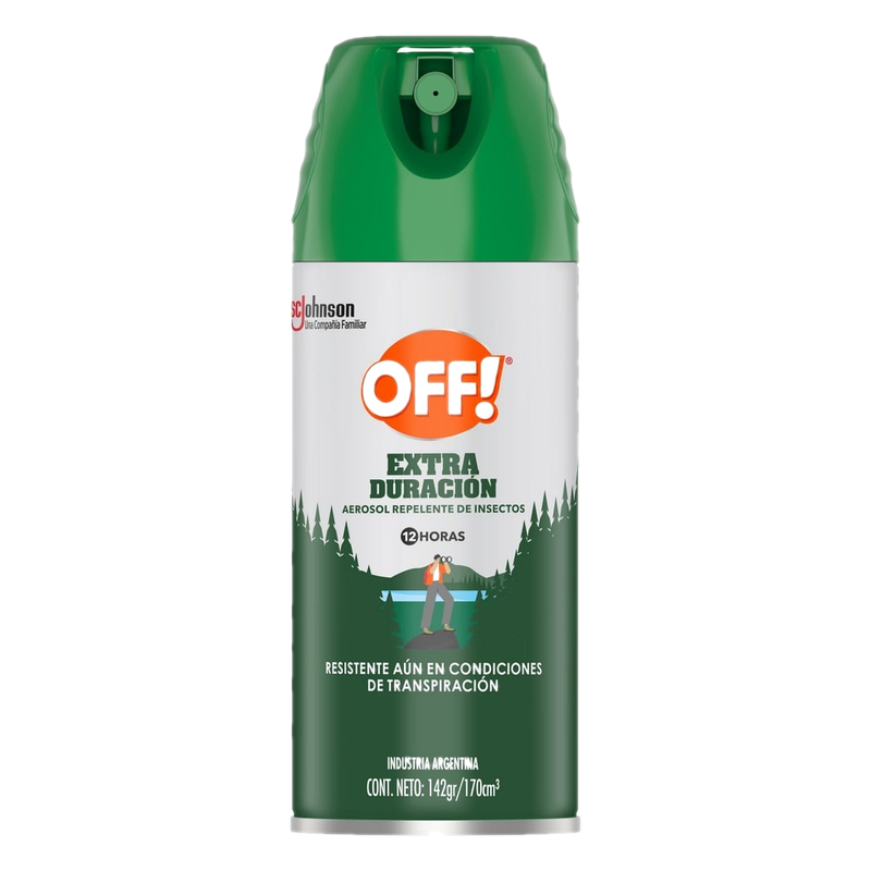 Repelente Off Extra Duracion Aerosol 170 Ml