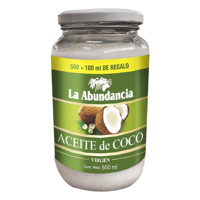 Aceite La Abundancia De Coco Virgen 600 Ml