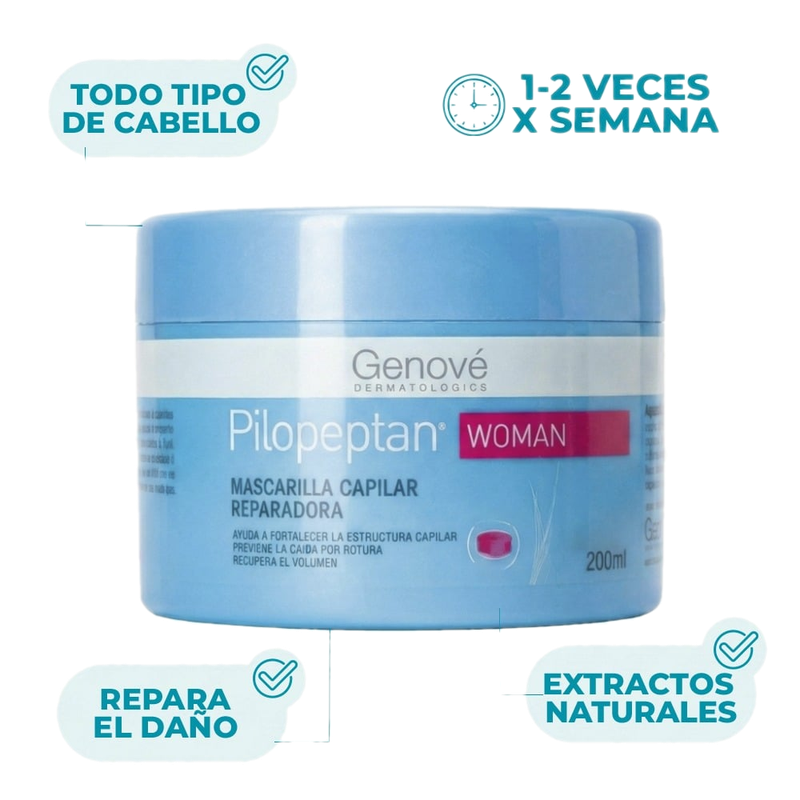 Mascarilla Capilar Pilopeptan Woman 200 Ml