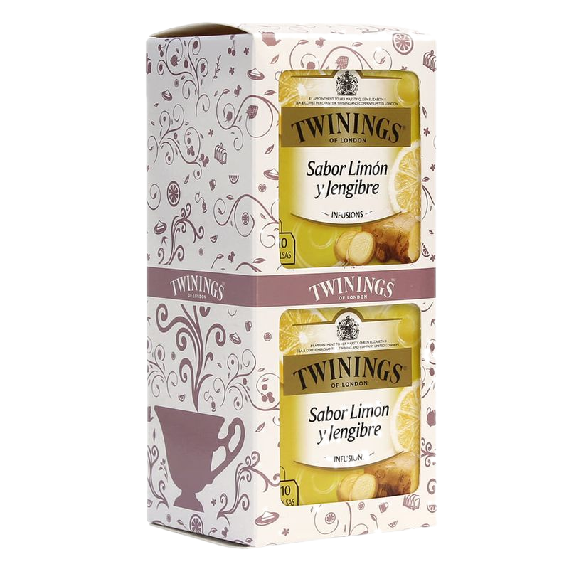 Té Twinings Lemon & Ginger 20 Unidades