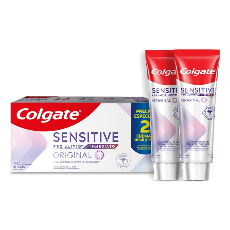 Crema Dental Colgate Sensitive Pro Alivio 110 G (2 Unidades)