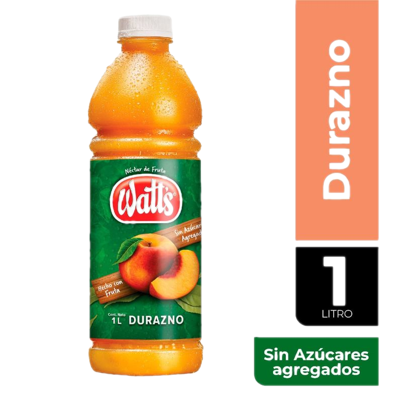 Jugo Watts Durazno 1 L