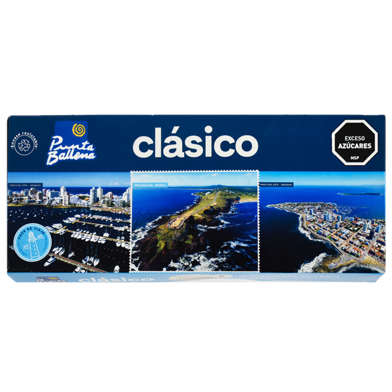 Pack 6 Unidades Alfajor Clásico Punta Ballena Merengue 210 G