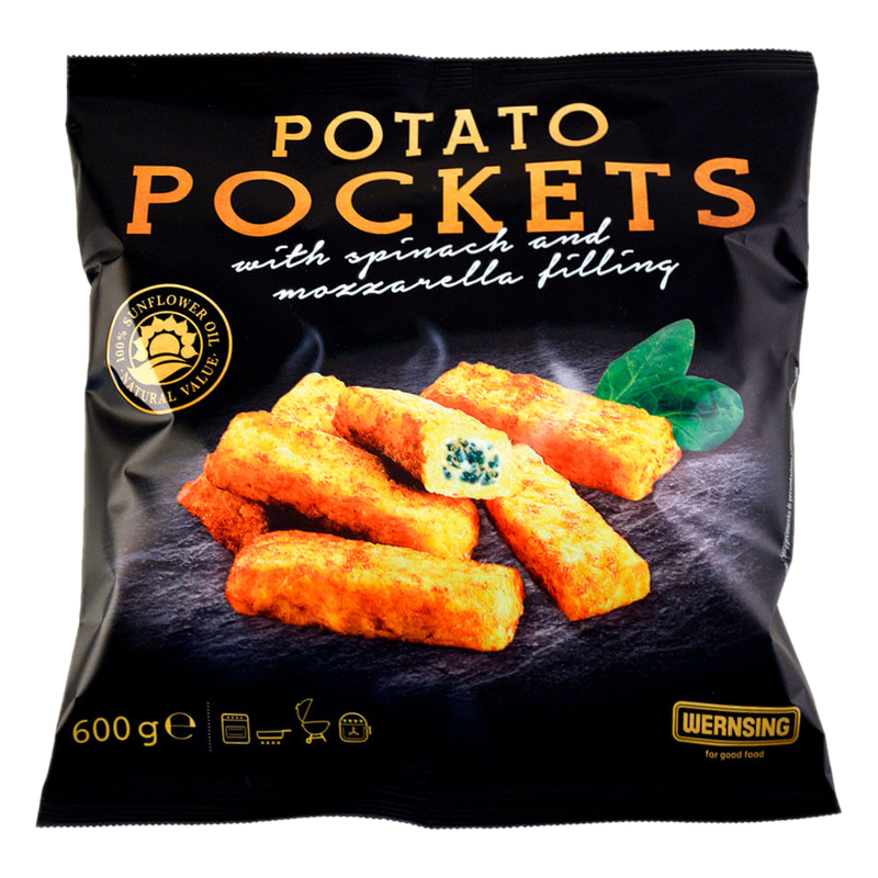 Croquetas De Papa Con Muzzarella Y Espinaca Congelada Wernsing 600 G