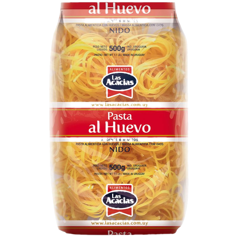 Fideos Al Huevo Las Acacias Nido 2 500 G