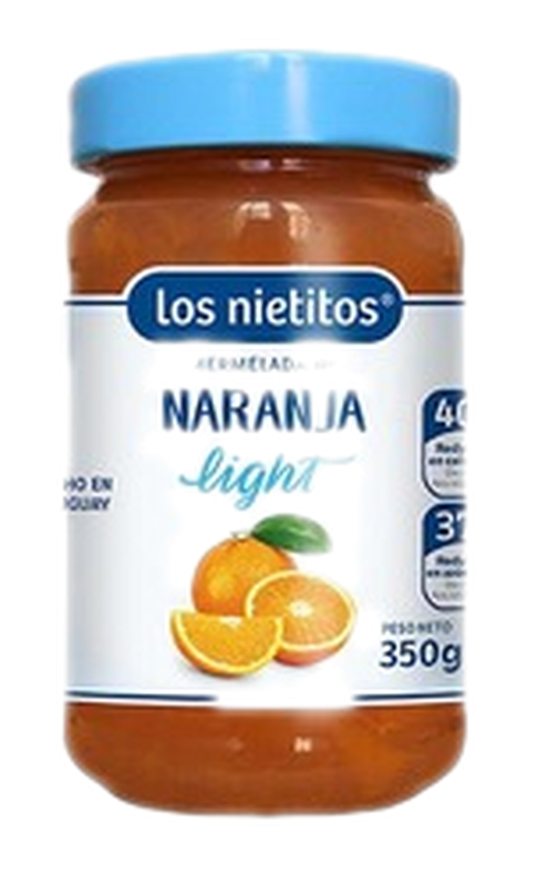Mermelada Los Nietitos Light Naranja 350 G.