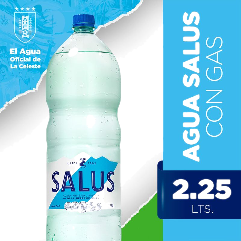 Agua Salus Con Gas 2.25 L