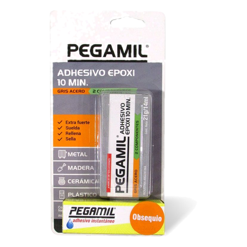 Pegamento Epoxi Gris 10'