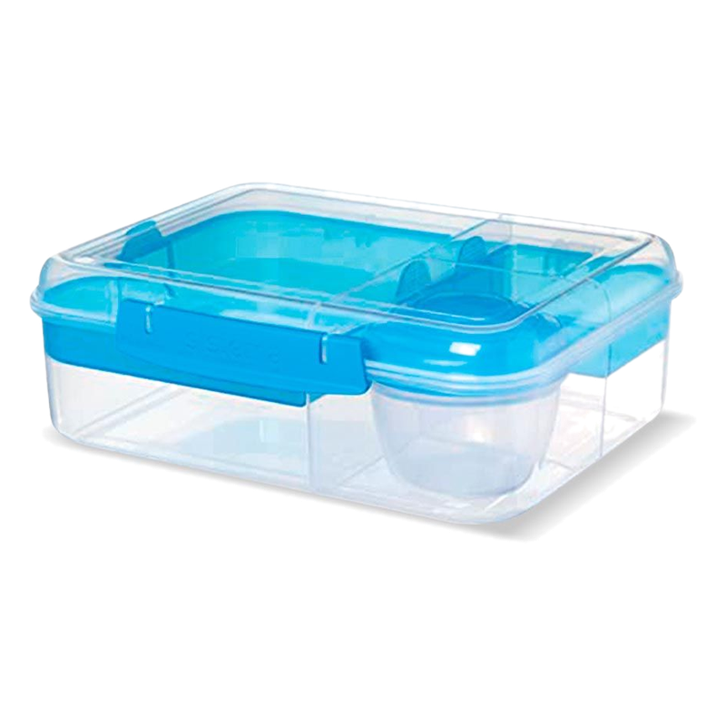 Recipiente Sistema To Go Rectangular Azul 1.76 L