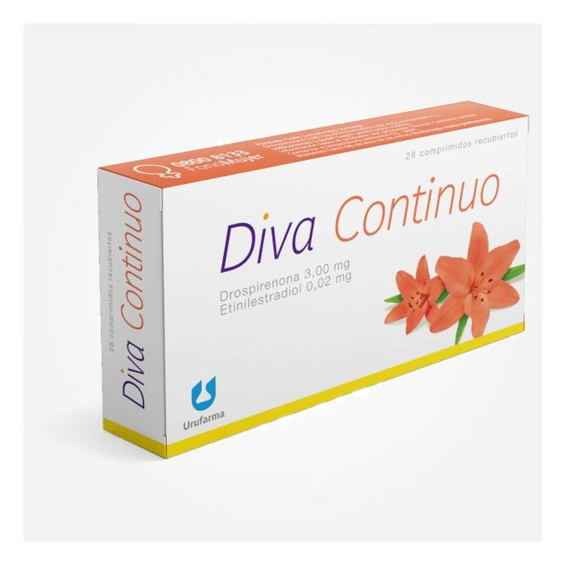 Diva Continuo 1 Blister X 28 Comprimidos