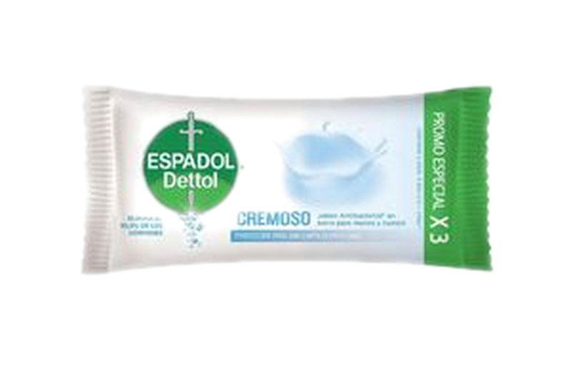 Jabón Espadol Dettol 3 Unidades 240 G