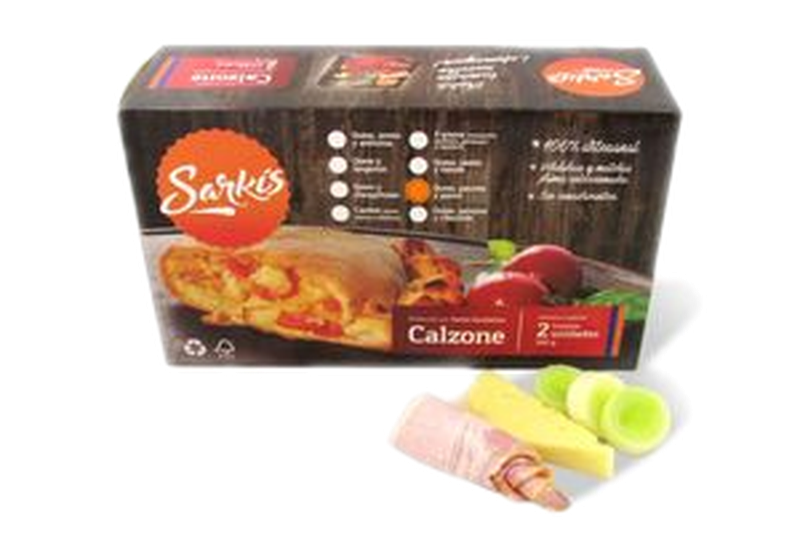 Calzone Congelado Sarkis De Queso, Panceta Y Puerros 2 Unidades 560 G