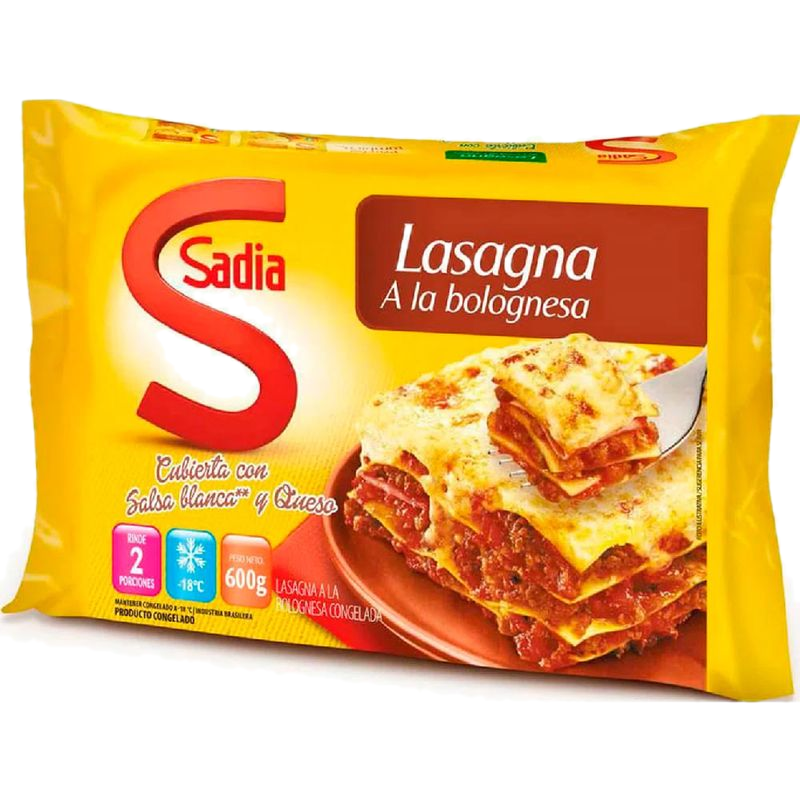 Lasagna Sadia Bolognesa 600 G