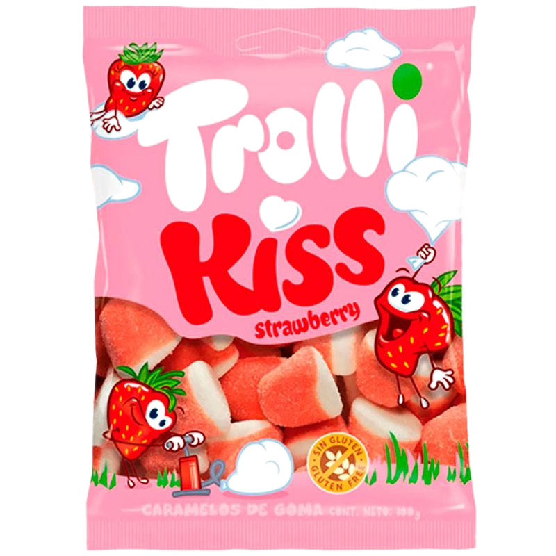 Gomitas Gelatina Trolli Kiss 100 G