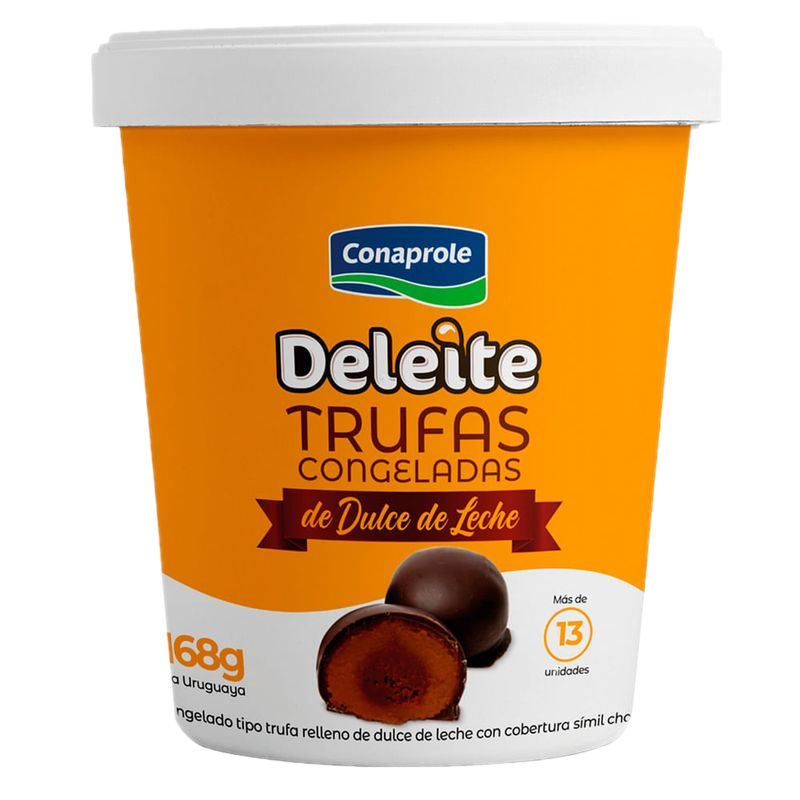 Trufas De Dulce De Leche Deleite Conaprole 168 G