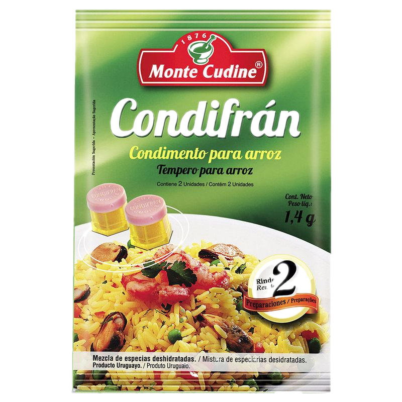 Condifran Monte Cudine Bolsa 700mg 2 Unidades
