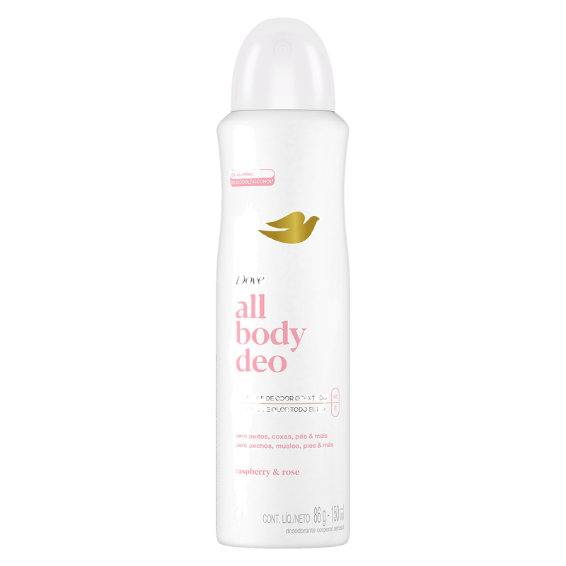 Dove Desodorante Aerosol All Body Raspberry 150 Ml