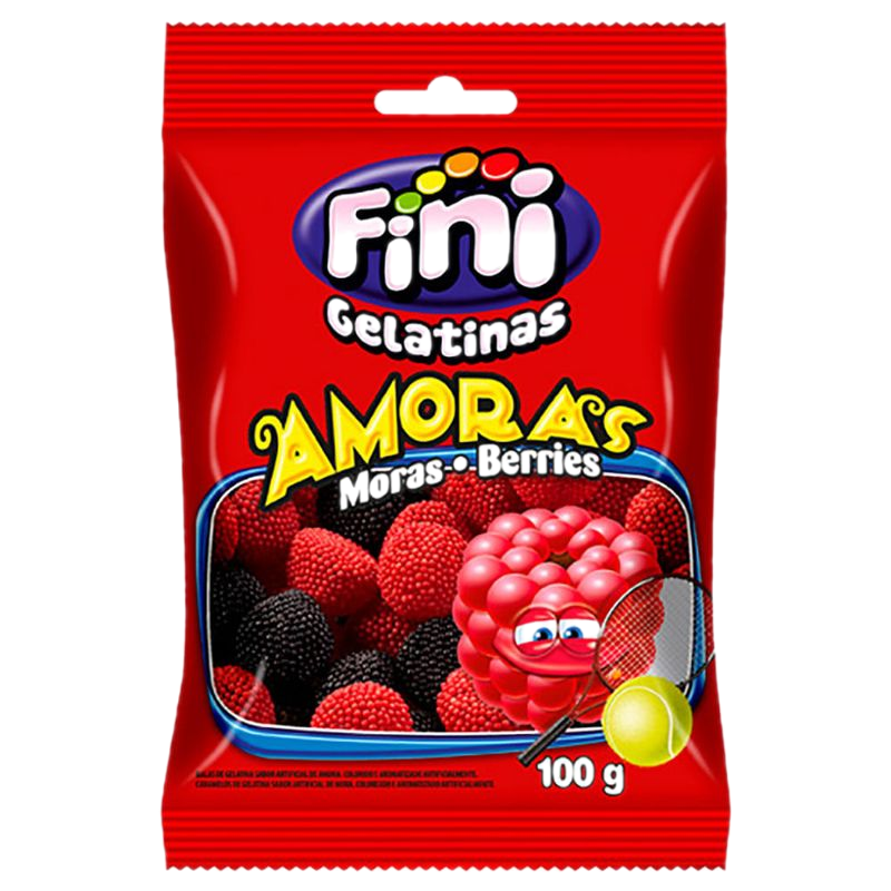 Caramelos De Gelatina Fini Moras 100 G
