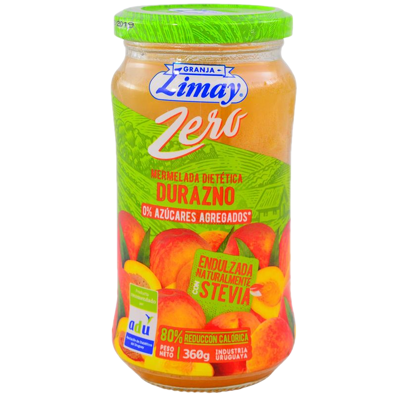 Mermelada Limay Durazno Zero Azúcar 360 G