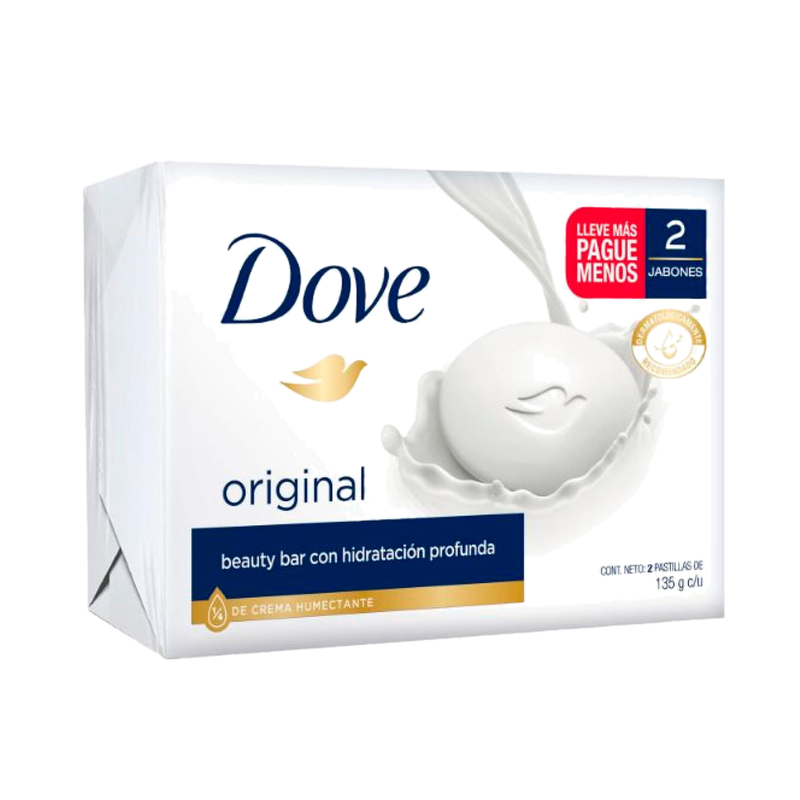 Jabon De Tocador Dove 135 G 2 Unidades