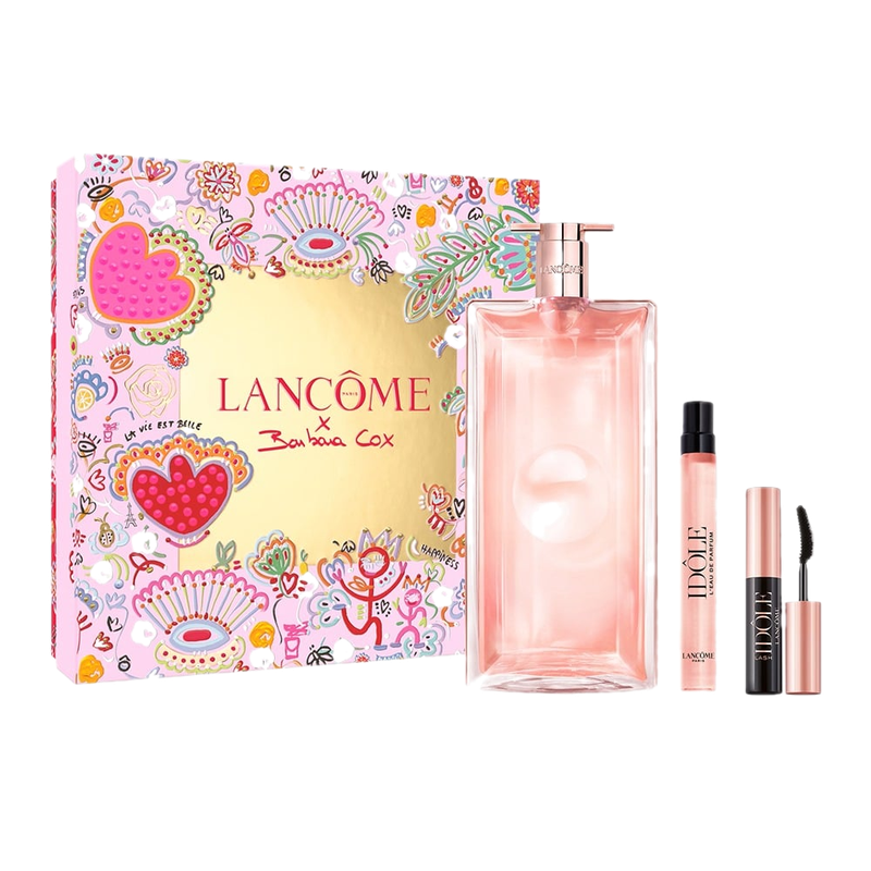 Cofre Lancôme Perfume Idôle Edp 100 Ml + Mini Talla 10 Ml + Máscara De Pestañas Lash Mini