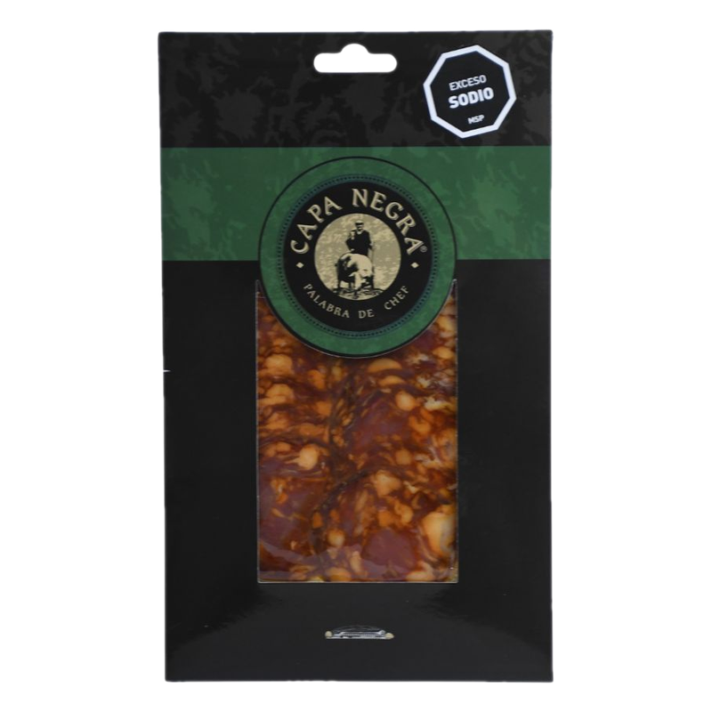Chorizo Ibérico Capa Negra Loncheado 80 G
