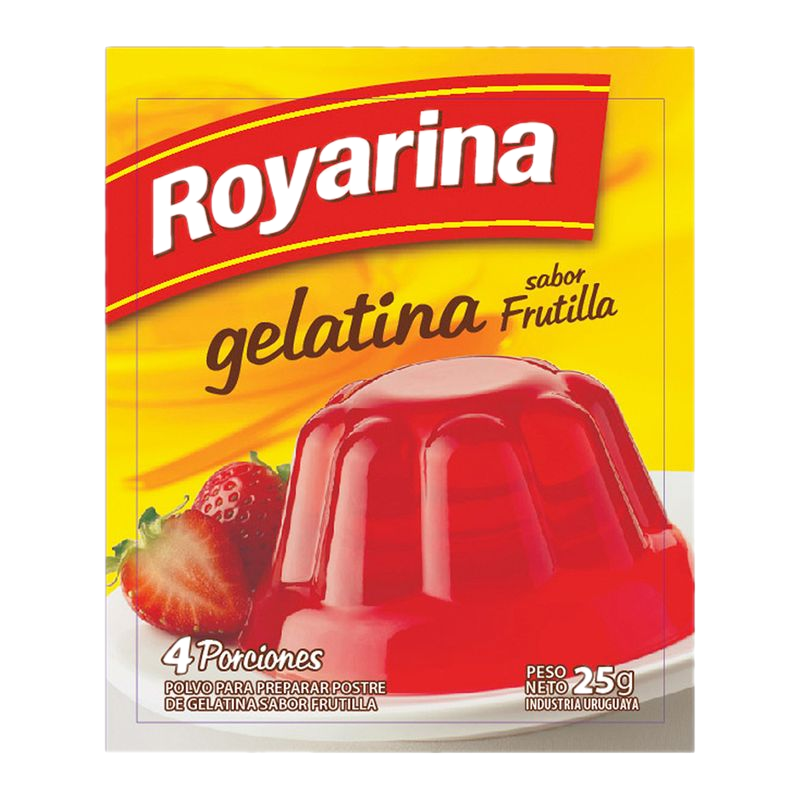 Gelatina Royarina Frutilla 4 Porciones