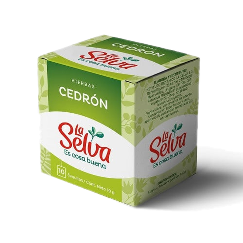 Té En Saquitos Cedrón La Selva 10 Saquitos