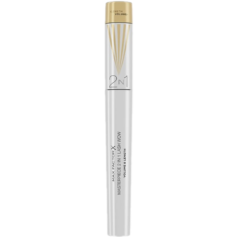 Máscara De Pestañas Max Factor 2 En 1 Wow Black